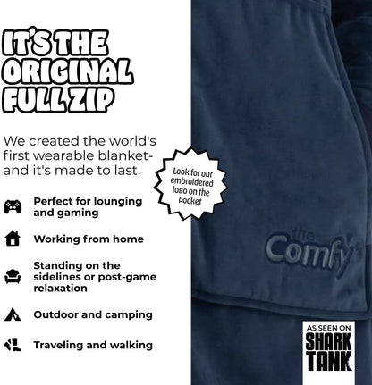 THE COMFY Original | From Shark Tank | Patented | Oversized Sherpa Wearable Blanket Hoodie| Gift for Women & Men | One Size