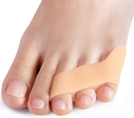 Povihome 10 Pack Pinky Toe Separator and Protectors for Overlapping Toe, Curled Pinky Toes - Spacers for Morton's Neuroma Pain Relief