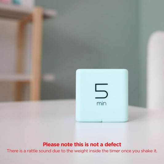 mooas Cube Timer, Flip, Block, Productivity, Time Management (Mint)