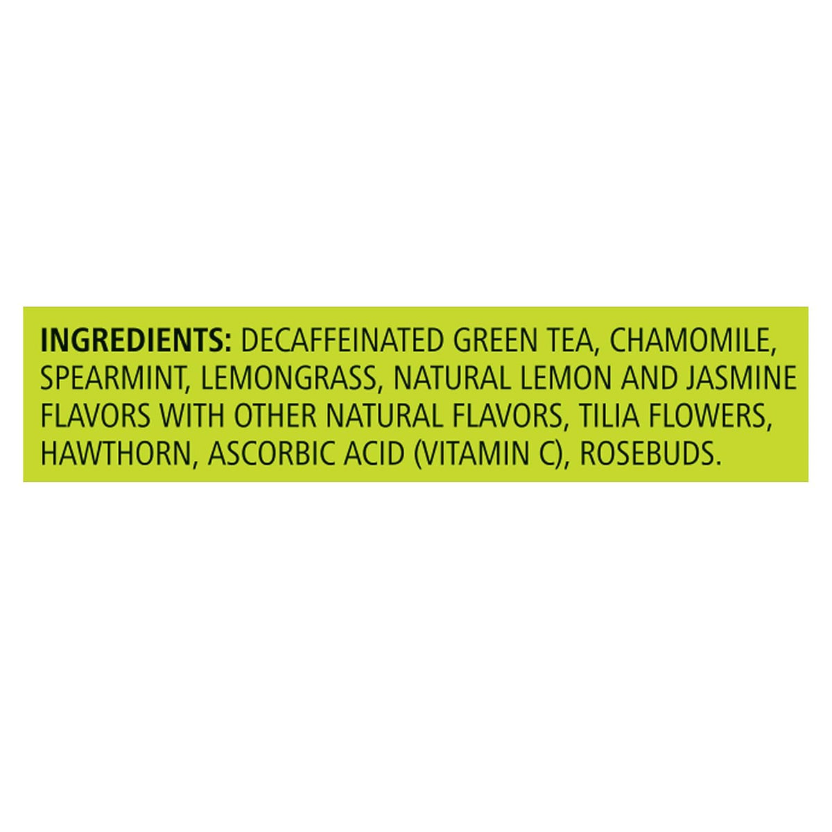 Celestial Seasonings Sleepytime Decaf Lemon Jasmine Green Tea Bags 20 Tea Bags