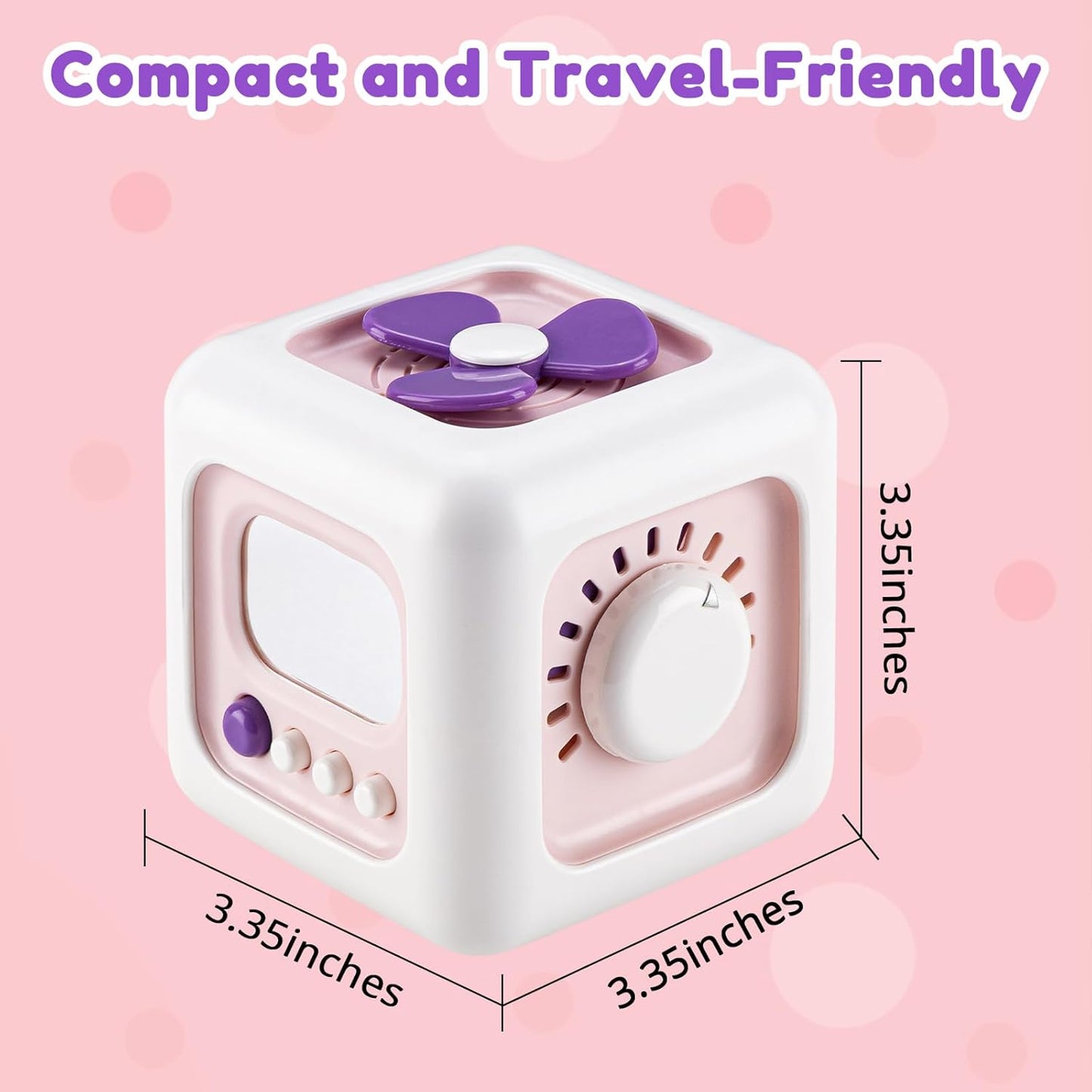 SOCBTNSO Busy Cube Toy for 1 Year Old Boy, Montessori Toys for 1+ Year Old, Travel Toys for Toddlers 1-3, Learning Fine Motor Skills| 1st Birthday Gifts 6 9 12 Months Baby