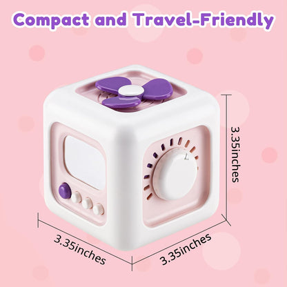 SOCBTNSO Busy Cube Toy for 1 Year Old Boy, Montessori Toys for 1+ Year Old, Travel Toys for Toddlers 1-3, Learning Fine Motor Skills| 1st Birthday Gifts 6 9 12 Months Baby