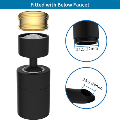 Hibbent NSF/ANSI/CAN 61 & cUPC Certified Faucet Aerator, Chrome