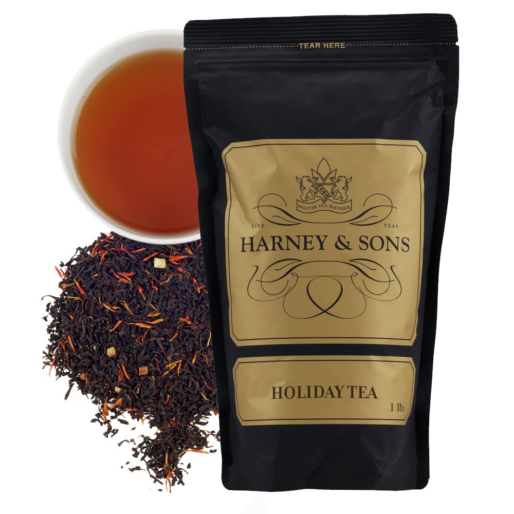 Harney & Sons Victorian London Fog, 4oz Loose Leaf Black and Oolong Tea with Bergamot, Lavender, and Vanilla, Hearty English Black Tea Blend, Stocking Stuffer