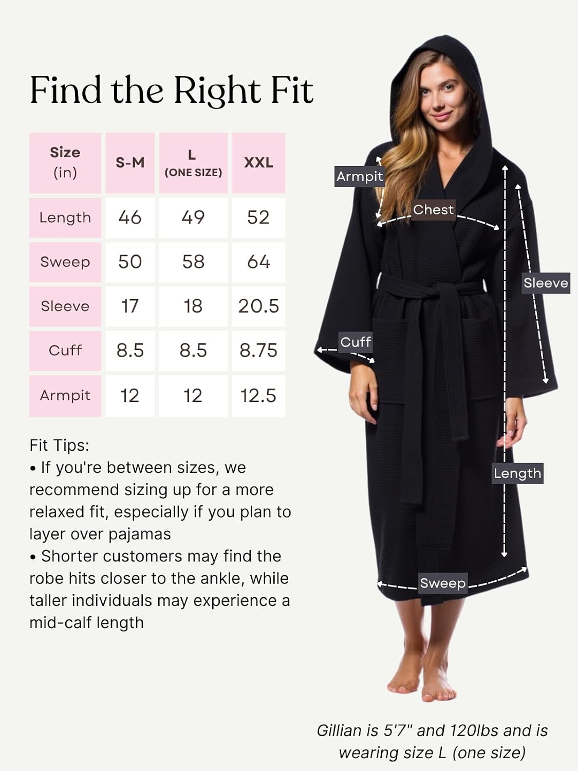 Turquaz Lightweight Waffle Knit Kimono Bathrobe - Soft Cotton Blend Spa Robe, Fast-Drying Full-Length Unisex Robes for Women
