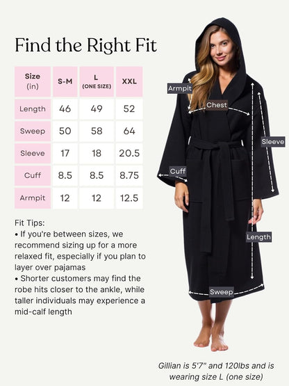 Turquaz Womens Lightweight Waffle Kimono Bathrobe for Men - Soft Quick-Dry Spa & Summer Towel Robe, Cotton Blend