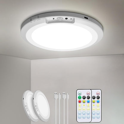Rechargeable Ceiling Light with Remote, 10000mAh