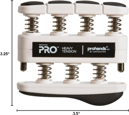 Prohands PRO Hand Exerciser, Finger Exerciser (Hand Grip Strengthener), Spring-Loaded, Finger-Piston System, Isolate and Exercise Each Finger