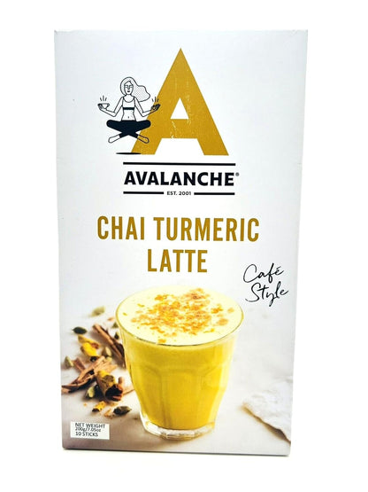 Avalanche Coffee Avalanche Cafe Style Sweet Coffee Box, 10 Sticks (Chai Turmeric Latte)