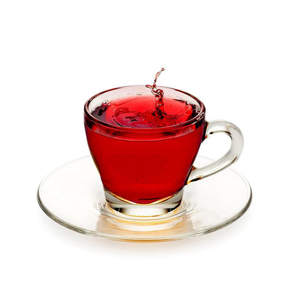 Fermentaholics Organic Hibiscus Tea Loose Leaf Herbal and Tisanes – USDA Organic & OU Kosher, Premium Tea Leaves for Hot or Iced Tea, Kombucha Brewing and Flavoring