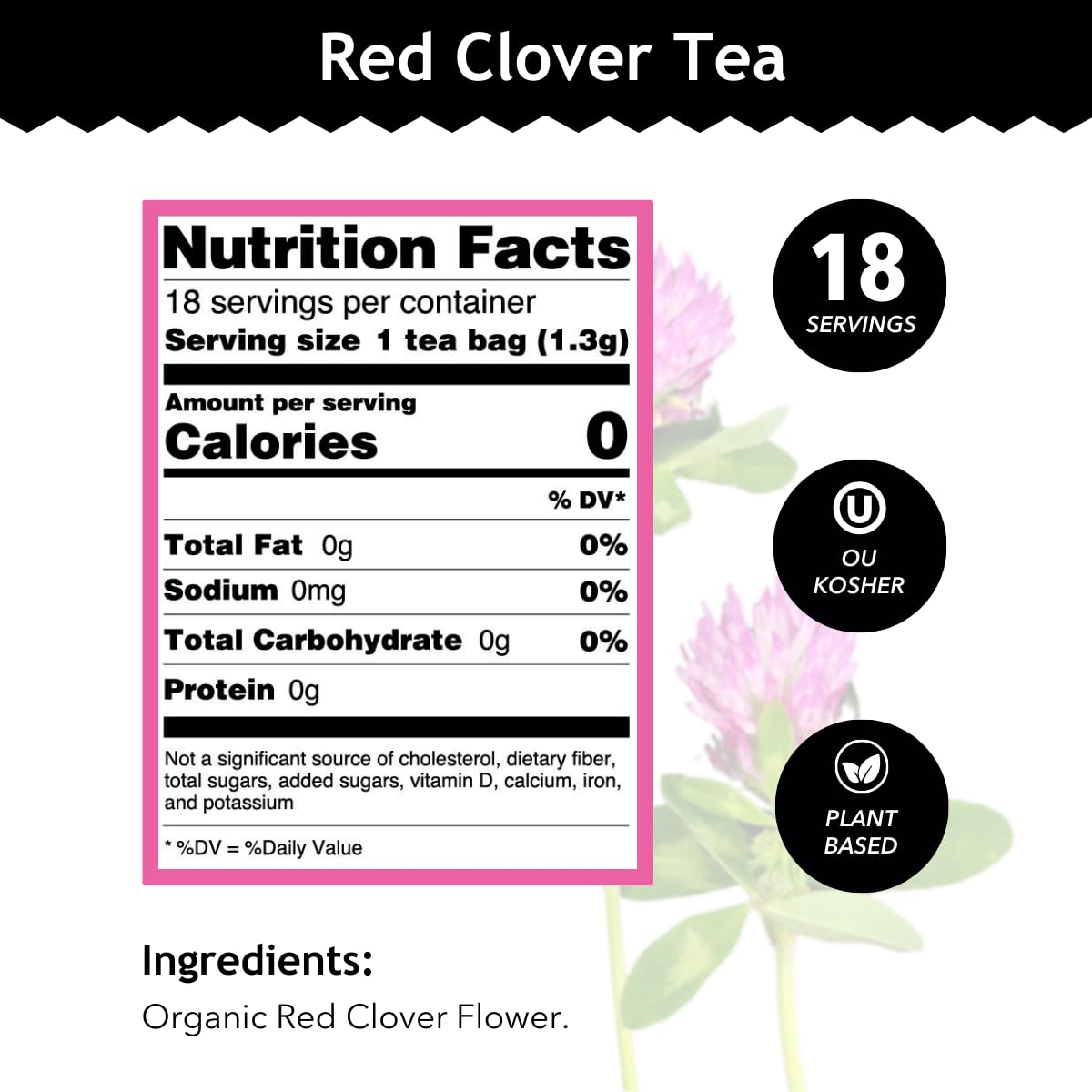 Buddha Teas - Rooibos Red Tea - Organic Herbal Tea - For Digestive Health - Rejuvenate & Support - Caffeine Free - 100% Kosher & Non-GMO - 18 Tea Bags (Pack of 1)