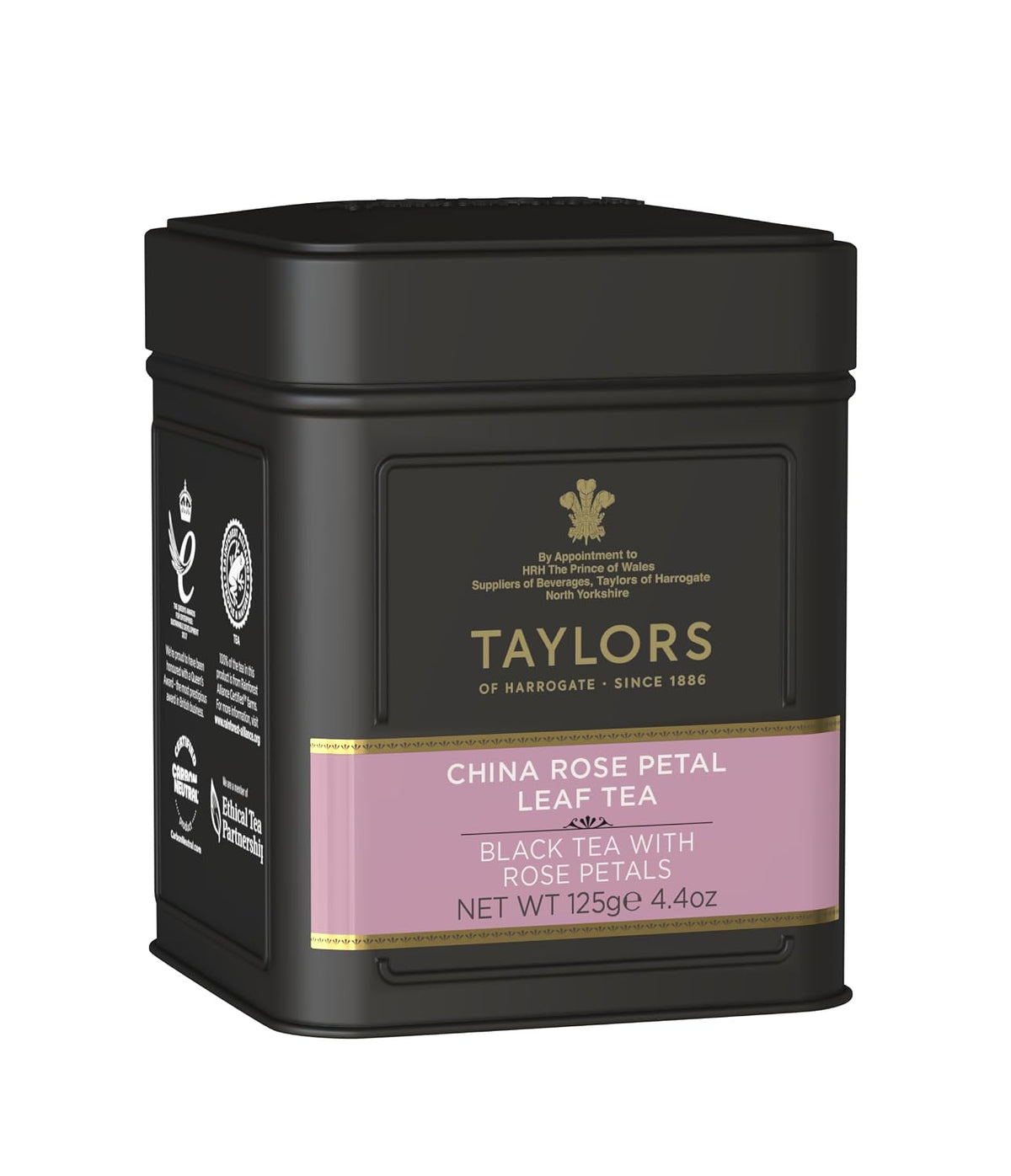 Taylors of Harrogate China Rose Petal Loose Leaf Tin, 4.41 oz