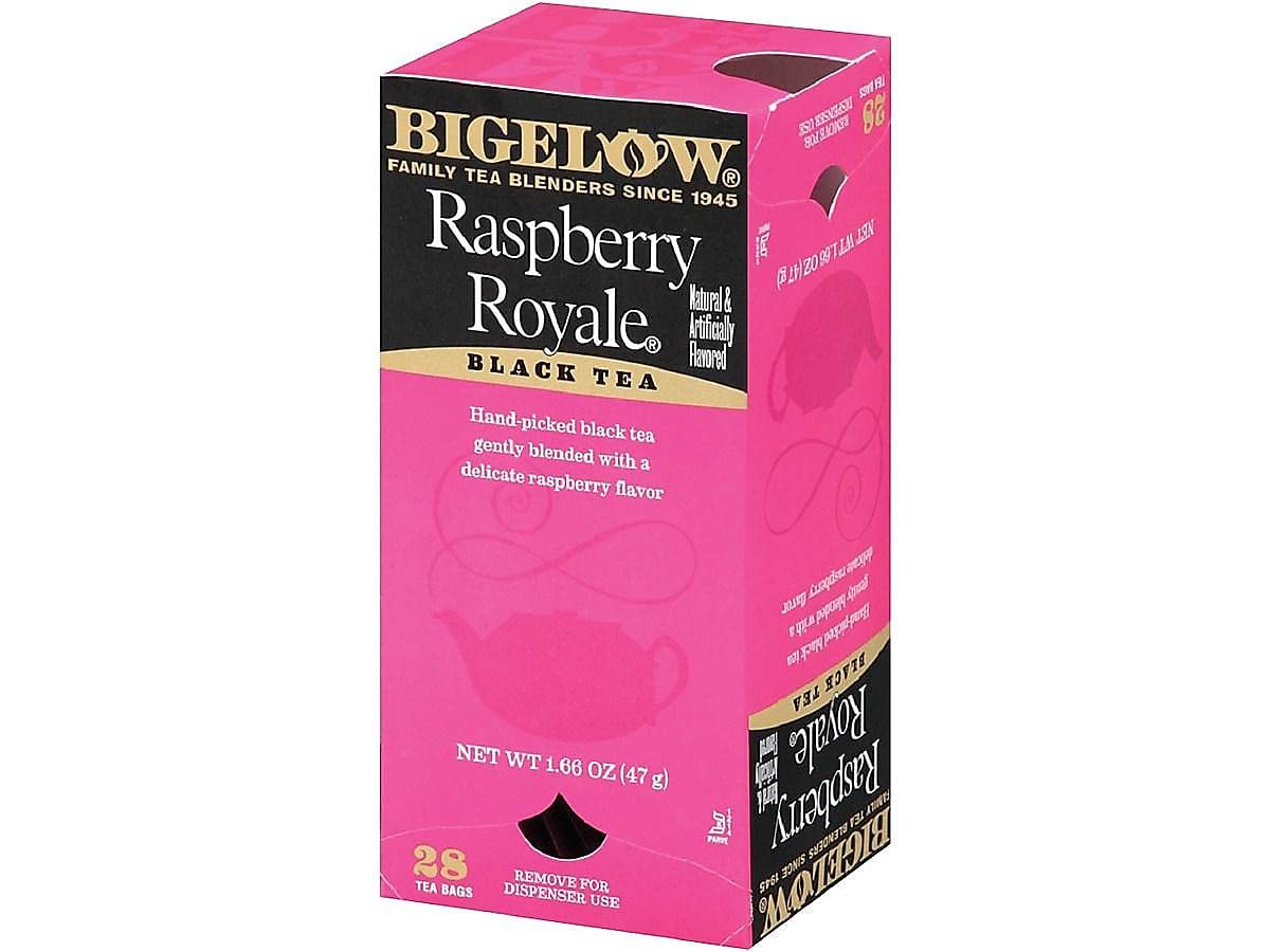 Bigelow Tea 003401 Raspberry Black Tea, Raspberry, 0.34 lbs, 28/Box