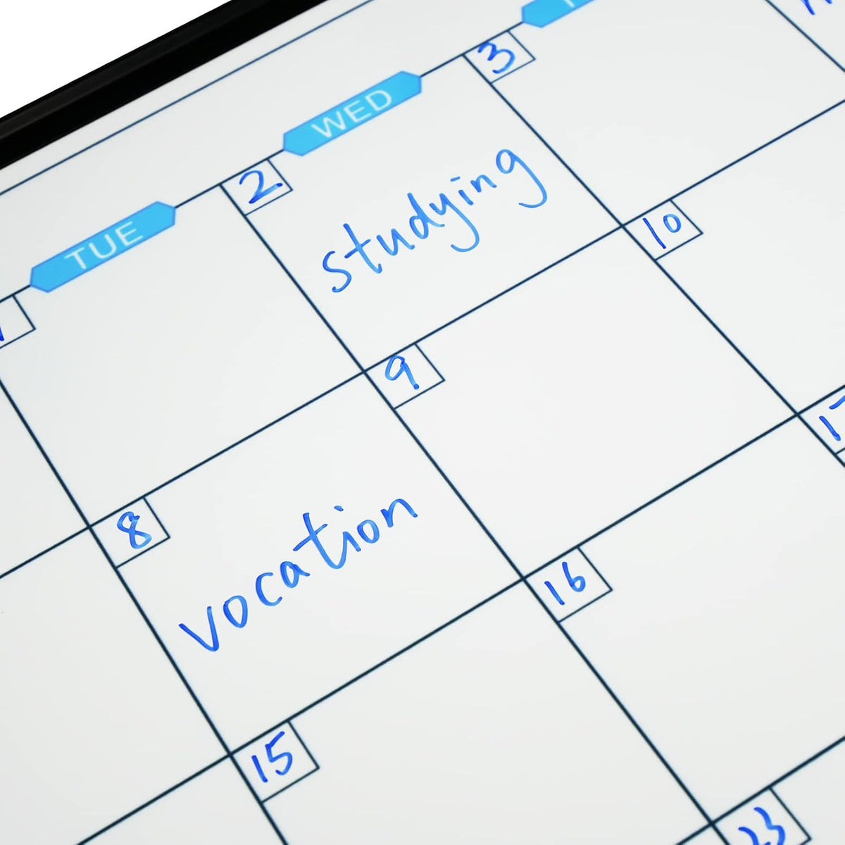 JILoffice Magnetic Dry Erase Calendar Whiteboard, 24" x 18" Monthly Board