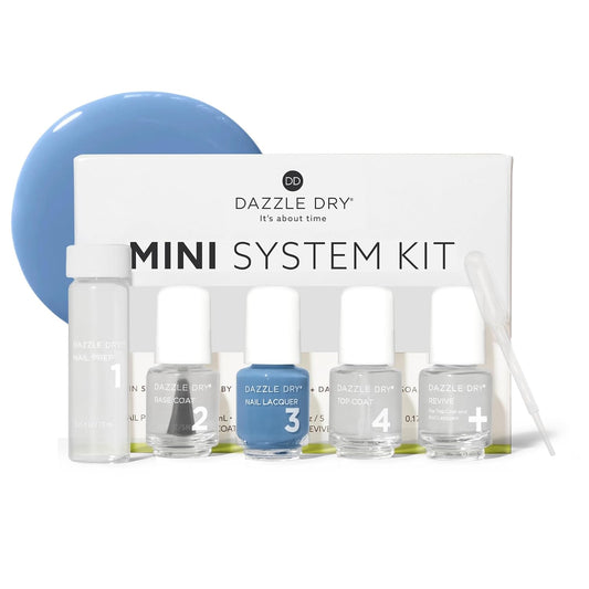 Dazzle Dry Mini Kit – Varsity Blues – 4 Step System (5 Piece Kit)