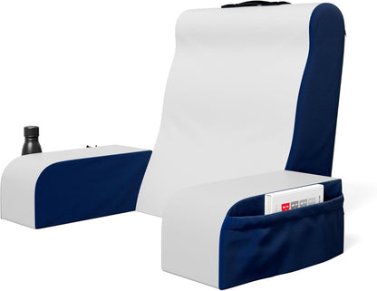 Kolbs Bed Wedge Pillow for Sleep Apnea, FSA Eligible Acid Reflux, and Back Pain Relief, with Chic Jacquard Cover - Headboard Wedges for Sleeping (5" Gentle Incline)