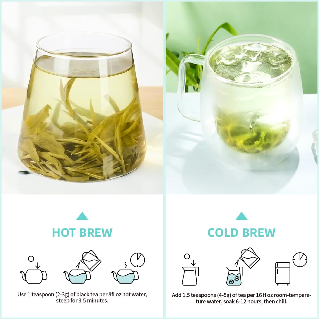 Essencesip Jasmine Pearl Green Tea Loose Leaf, 6oz Tin – 4x Scented Dragon Pearls with Deep Jasmin Aroma, Smooth Taste, USDA Organic, Ethically Sourced