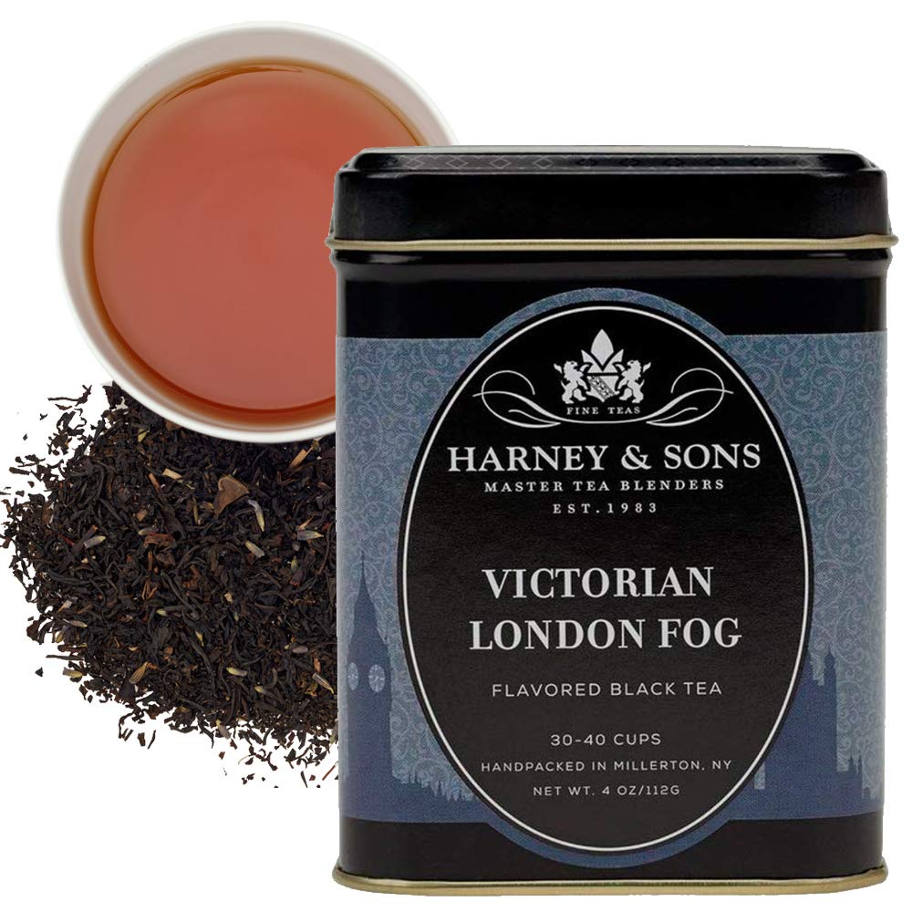 Harney & Sons Victorian London Fog Loose Leaf Tea Tin, 4 oz