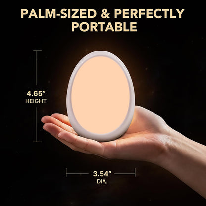 G Keni Nursery Night Light for Baby, Portable LED Touch Night Lamp for Kids and Adult, Breastfeeding, Sleep Aid, USB Rechargeable Nursing Lamp, Bedside Dimmable Warm Night Light, Soft Eye Caring