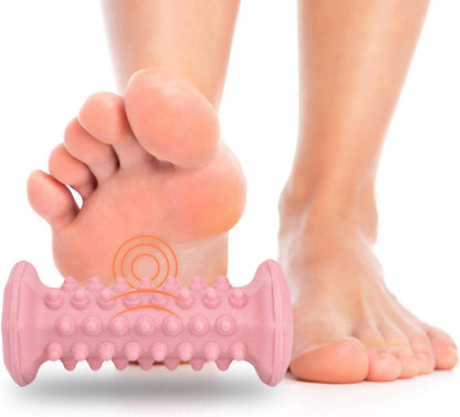 Foot Massager Roller for Plantar Fasciitis, Portable Reflexology Tool | Deep tissue massage for feet, calf, arch and heel pain. for plantar fasciitis relief, home, office and travel use