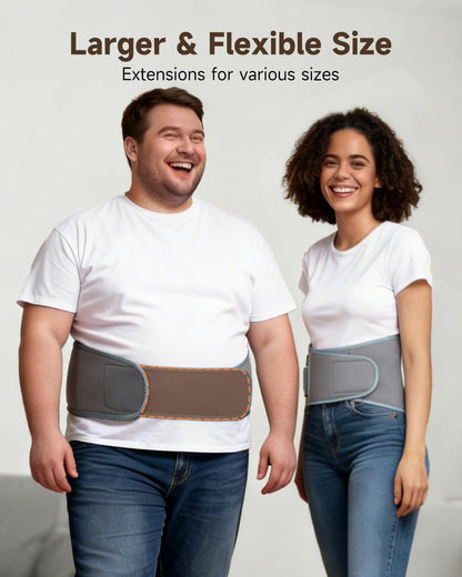 Cordless Heating Pad with Massager for Back Pain Relief, Portable Wearable Heat Belt for Lower Back 8000mAh Rechargeable Wireless Electric with 3 Heat 3 Vibration, Gifts for Women Men Mom Dad Seniors