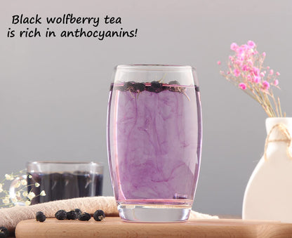 Premium Dried Black Goji Wolfberry tea-8Oz/227g,100% Natural 黑枸杞 & No Additives Goji Berry.