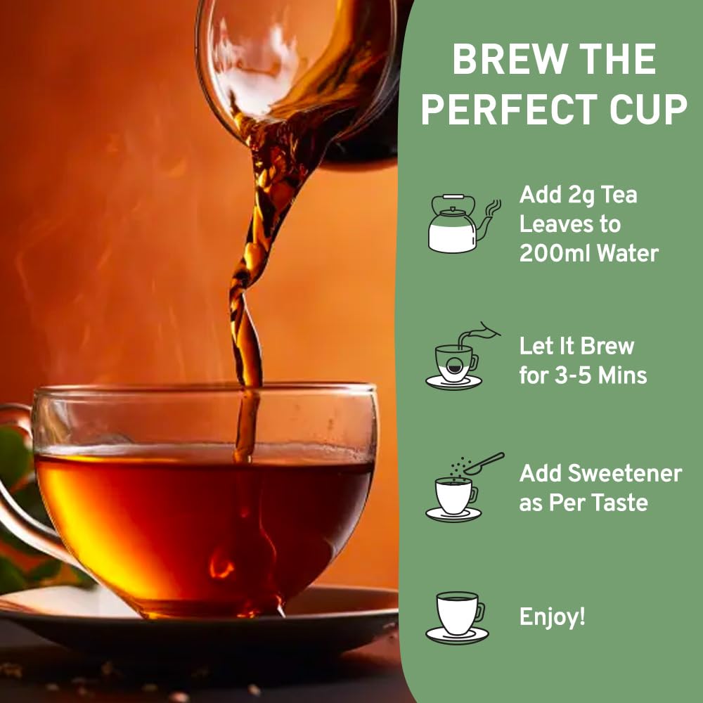 HANDPICK Lemon Balm Tea Bags – 100 Count | 100% Pure & Naturally Dried | Caffeine-Free Herbal Tea with Citrus Flavor & Aroma | Premium Lemon Balm Leaf
