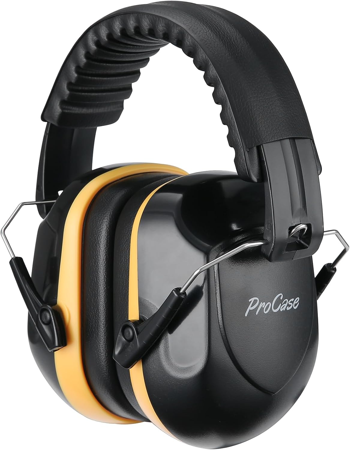 ProCase NRR 28dB Noise Reduction Ear Muffs, Foldable Adjustable Passive Noise Cancelling Headphones for Adults Kids Autism, Hearing Protection for Shooting, Construction, Mowing, Studying -Black - Colors B