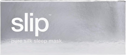 slip Pure Silk Sleep Mask - 100% Mulberry Silk, Ultra Soft & Comfortable, Blocks Light for Restful Sleep| Adjustable Strap for Perfect Fit, Gentle on Skin & Hair (Black - 1 Count Pack of 1)