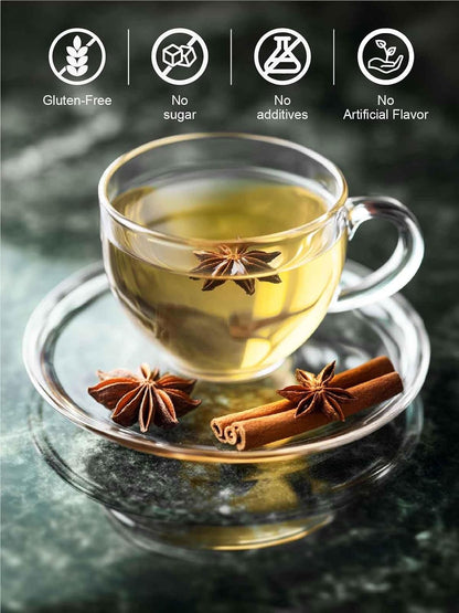TeeLux Chamomile Tea Bags, 1.5g/bag, Pure Natural Chamomile Flowers Herbal Tea, Caffeine Free, 100 Count