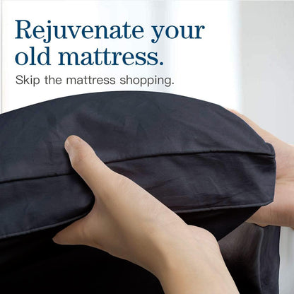 COONP Queen Mattress Topper, Extra Thick Pillowtop, Cooling and Plush Mattress Pad Cover Cotton Top Bed Topper Protector with 8-21 Inch Deep Pocket