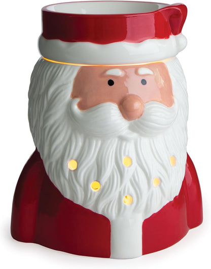 Candle Warmers ETC. Illumination Fragrance Warmer- Light-Up Warmer for Warming Scented Candle Wax Melts and Tarts or to Freshen Room, White Harmony