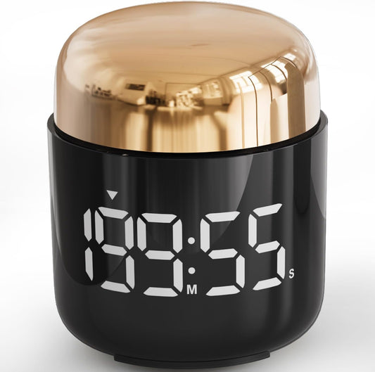 Kitchen Timer, 360 Rotate, Countup/Countdown, LED, Volume