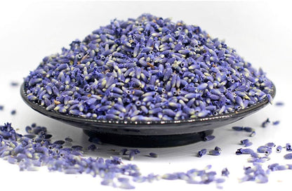 TooGet Culinary Dried Lavender Buds, 100% Raw Highland Grow Lavender Flowers, Ultra Blue Premium Grade Dried Flowers with Food Grade PET Plastic Bottle (4 OZ)