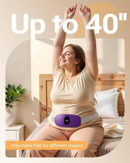 iDOO Cordless Heating Pad for Menstrual Cramps, Lightweight & Portable