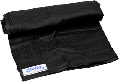 Cloudz Cozy Compact Airplane Travel Blanket for Your Flight, Car, Camping, Home or Comforting Warmth Anywhere! - Charcoal