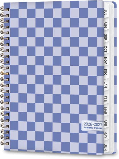 Planner 2026-2027, Weekly and Monthly Calendar Planner, JUL 2026 - JUN 2027 | Academic Year, Daily Agenda Book, A5(6.3'' x 8.5''), Sprial Bound, Inner Pocket, Office School Use