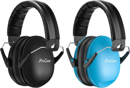 ProCase Noise Cancelling Headphones for Kids Toddler, SNR 27dB Noise Reduction Ear Muffs, Hearing Protection for Monster Jam, Concerts, Fireworks, Shooting, Air Show, Autism Sensory Needs -Blue
