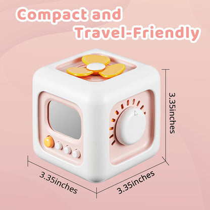 SOCBTNSO Busy Cube Toy for 1 Year Old Boy, Montessori Toys for 1+ Year Old, Travel Toys for Toddlers 1-3, Learning Fine Motor Skills| 1st Birthday Gifts 6 9 12 Months Baby