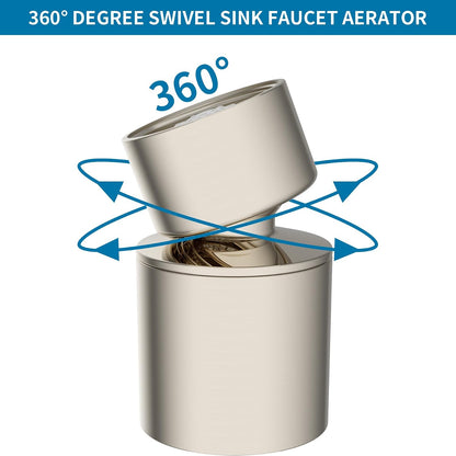 Hibbent NSF/ANSI/CAN 61 & cUPC Certified Faucet Aerator, Chrome