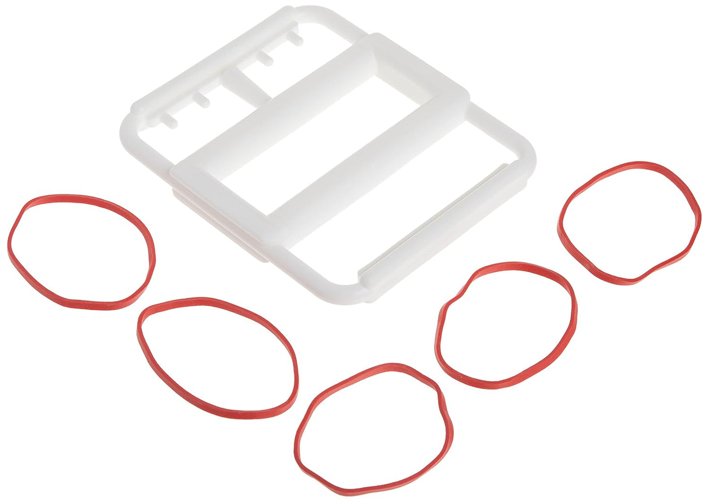 CanDo 10-1855 Hand Exerciser, Additional Latex Free Bands, 5 Pack Set