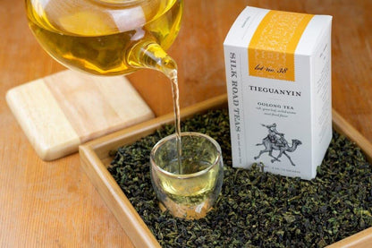 Silk Road Teas, Tieguanyin Oolong Tea, 1st Place North American Tea Championship, Orchid Aroma & Sweet Floral Flavor, 15 Tea Bags