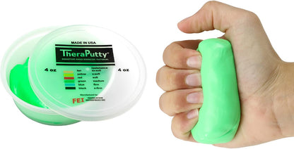 CanDo TheraPutty Standard Hand Exercise Putty For Rehabilitation, Exercises, Hand Therapy, and Occupational Therapy. Use To Strengthen Hand Muscles, Improve Fine Motor Skills, And Decrease Stress