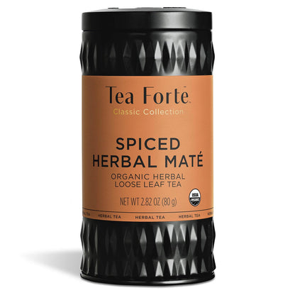 Tea Forte Spiced Herbal Maté Loose Leaf Tea Canister