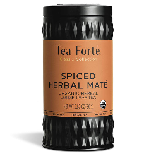 Tea Forte Spiced Herbal Maté Loose Leaf Tea Canister