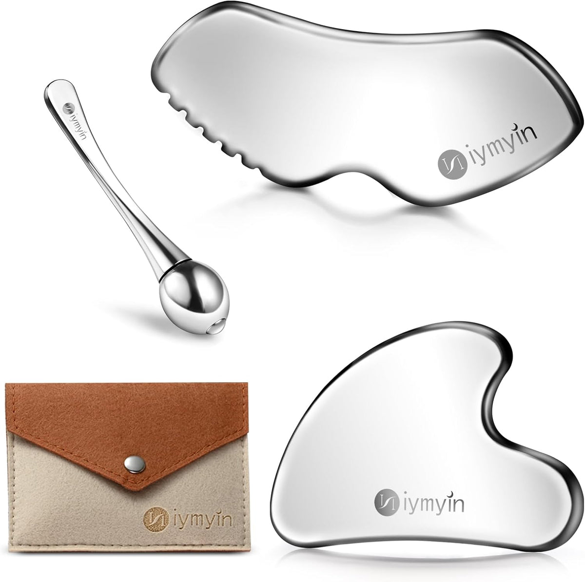 304 Stainless Steel Gua Sha Tool Facial Lift Jawline Gift for her