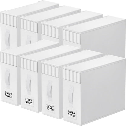 StorageTastic Bed Sheet Closet Organizers and Storage Under Bed Storage