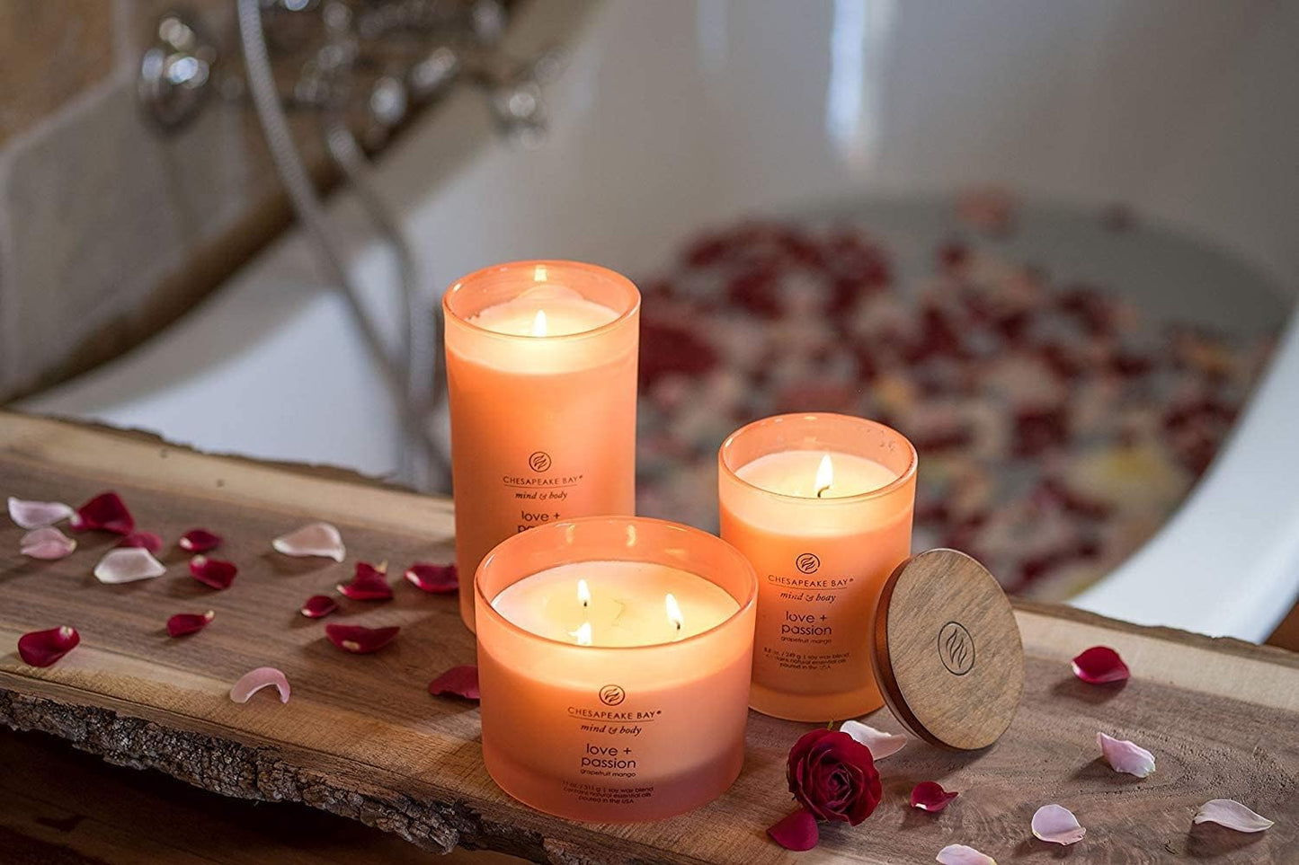 Chesapeake Bay Candle Scented Candle Serenity + Calm (Lavender Thyme) Coffee Table Home Décor