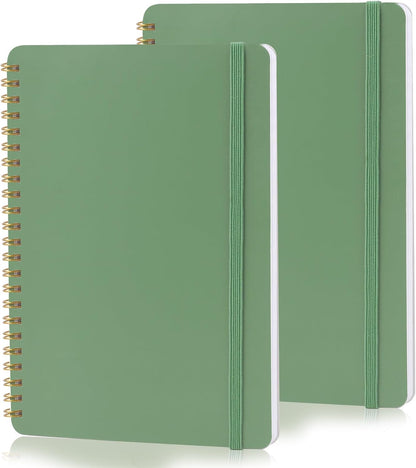Utron 3 PCS Small Spiral Notebook 5x7, Notebooks for Note Taking, Morandi Spiral Journal Notebook, Work Notebook Small Notebooks 5x7 with Strap, Cute Notebooks for Women 70 Sheets/Note Books