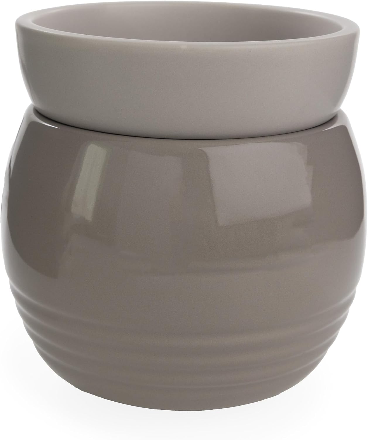Candle Warmers ETC. Illumination Fragrance Warmer- Light-Up Warmer for Warming Scented Candle Wax Melts and Tarts or to Freshen Room, White Harmony